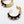Load image into Gallery viewer, Stud Enamel Huggie Hoops