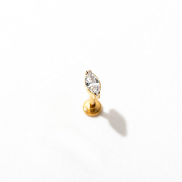 Marquise Flat Back Studs