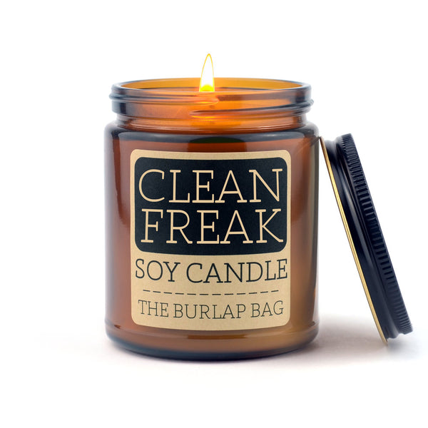 The Burlap Bag - Candle - Clean Freak