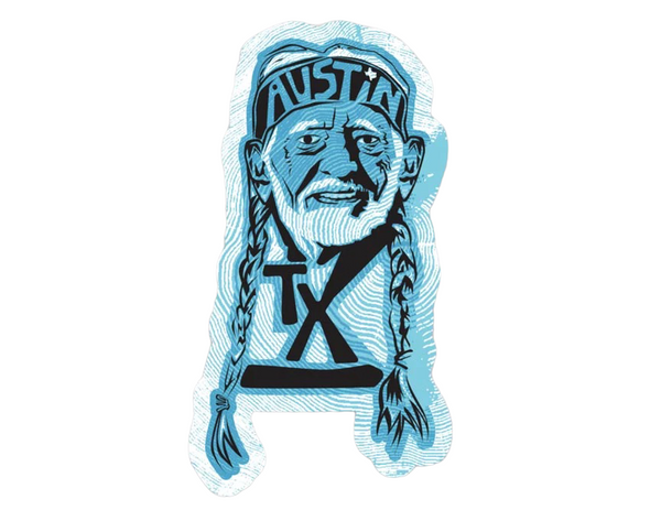 Gusto - Sticker - Willie Nelson ATX
