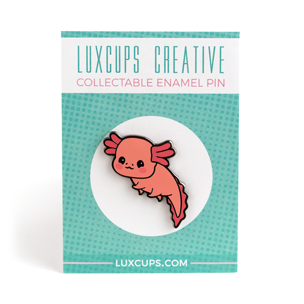 Luxcups - Pin - Axolotl