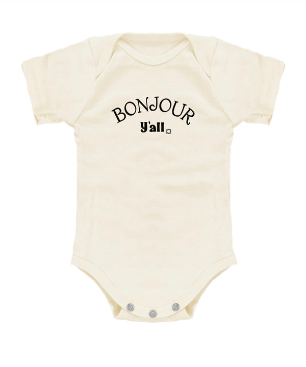 Bonjour Y’all Onesie and Tee - Space Montrose