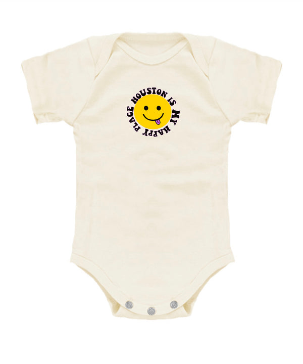 Houston Is My Happy Place Onesie - Space Montrose