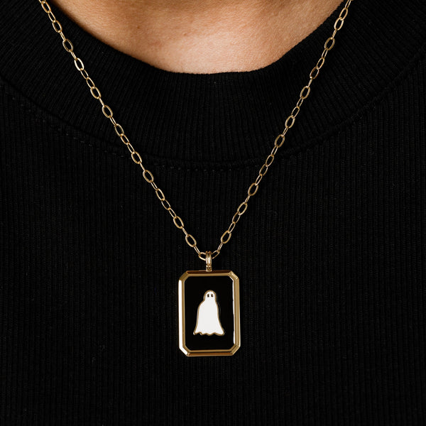 Ghosty Pendant Necklace