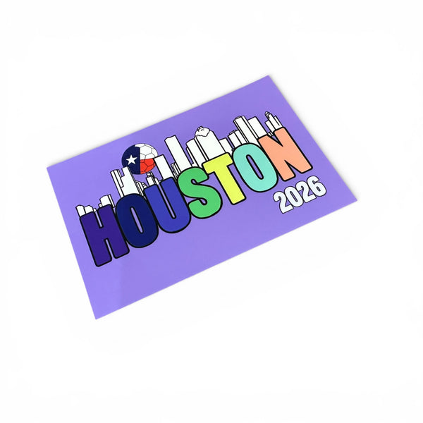 Houston 2026 World Cup Postcard