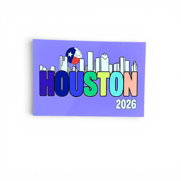 Houston 2026 World Cup Postcard