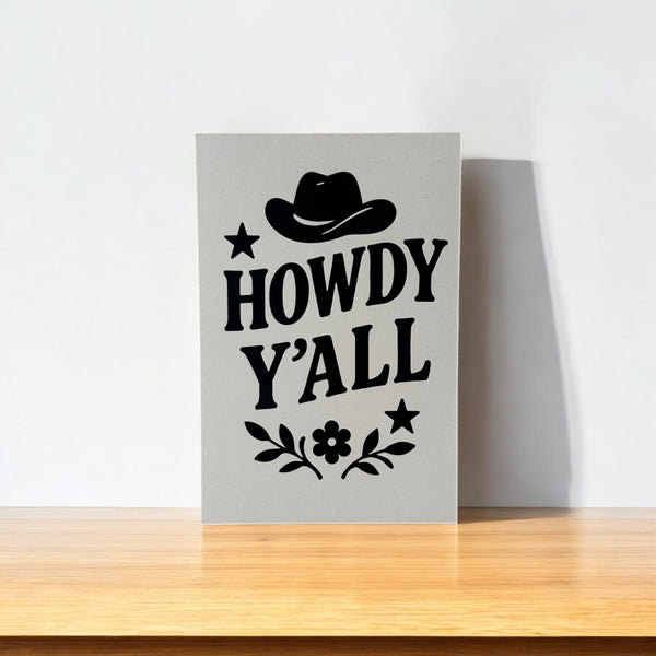 Howdy Y’all Postcard