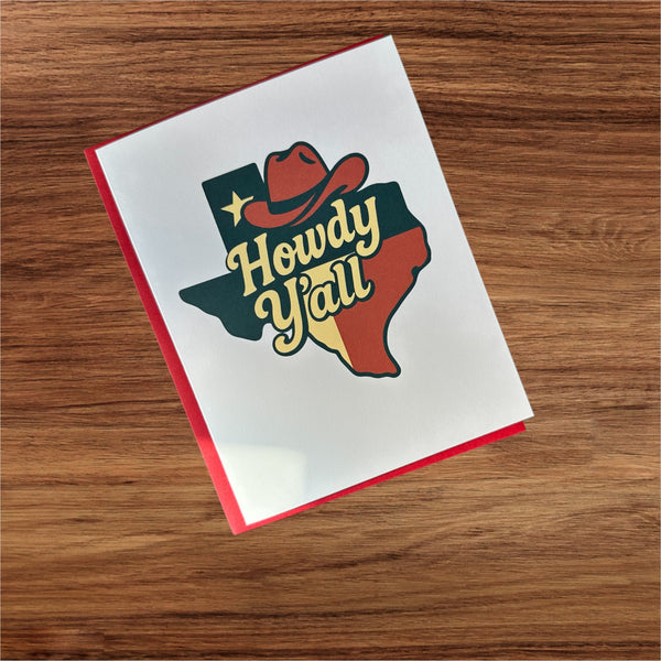 Howdy y’all Texas Card