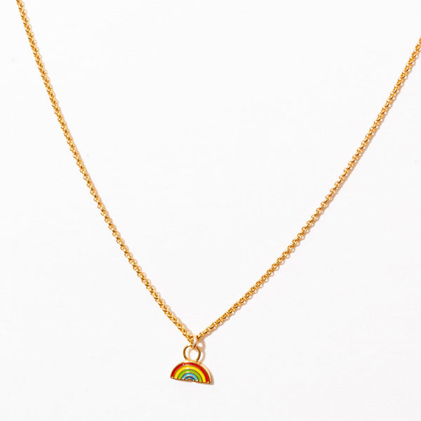 Rainbow Charm Necklace