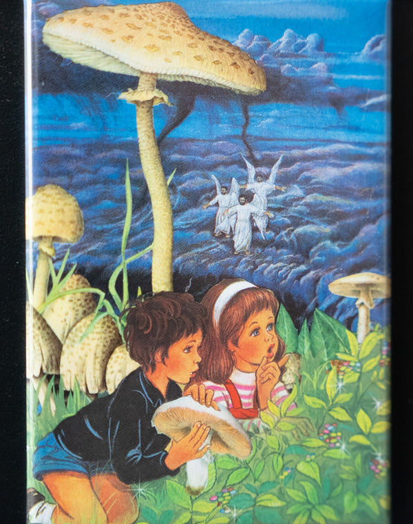 Unusual Cards - Magnet - Kids on Mushrooms