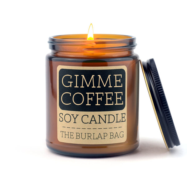 The Burlap Bag - Candle - Gimme Coffee