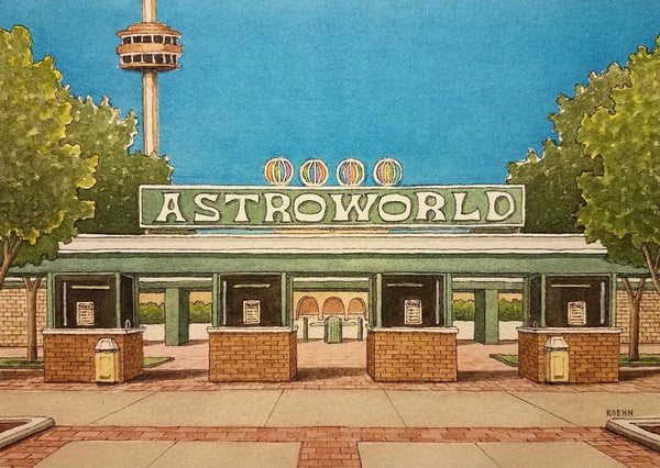 Jim Koehn - Print - Astroworld