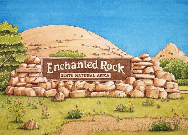 Jim Koehn - Print - Enchanted Rock