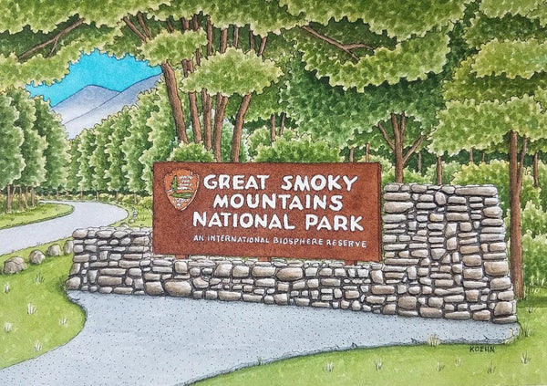 Jim Koehn - Print - Great Smoky Mountains National Park