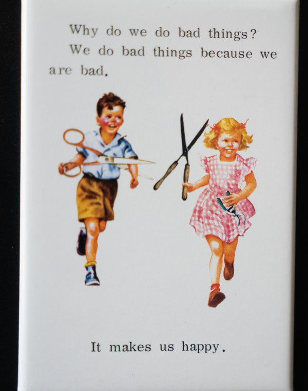 Unusual Cards - Magnet - We Are Bad